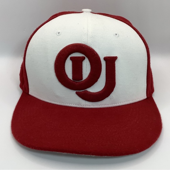 Nike 643 Large Extra Large Flex Fit OU Sooners Oklahoma University Hat - Picture 1 of 8